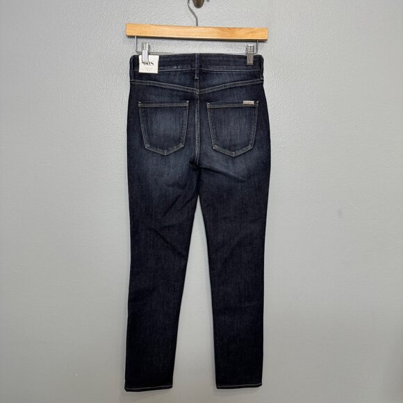 WHITE HOUSE BLACK MARKETS sculpt slim jeans in dark wash size 00 Short - Picture 6 of 7